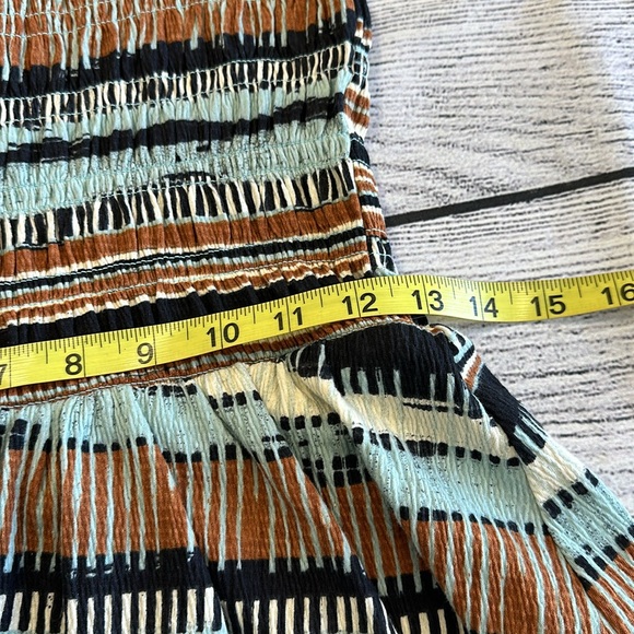 Anthropologie • Porridge Smocked Tube Top • Blue Stripe Sz M • NWT! - Picture 7 of 9